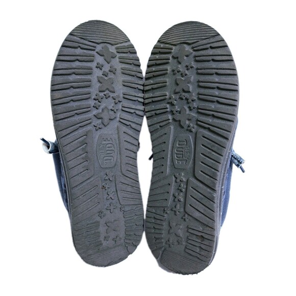 Hey Dude US Navy Camo Blue Wally Sox Mens Size 7 Military Slip On Shoes Sneakers - Picture 10 of 10